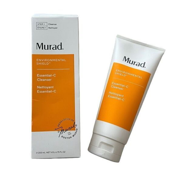 Murad Essential-C Cleanser Environmental Shield Foaming Face Wash Gel 6.75, NWB - Picture 2 of 2